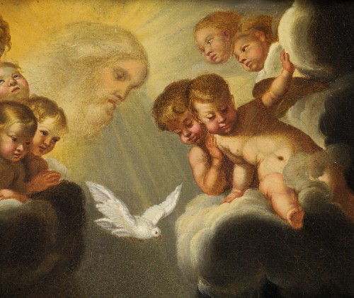 Antiquités - Annunciation -  workshop of Francesco Albani, (1578 - 1660)